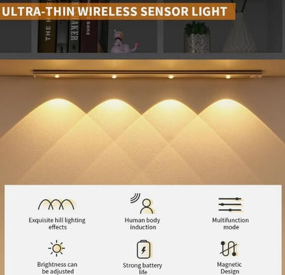 Led Wireless Motion Sensor Rechargeable Light™